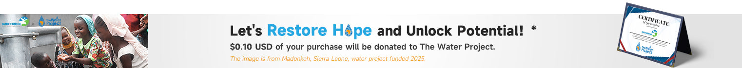 Moosehill's charity work with The Water Project