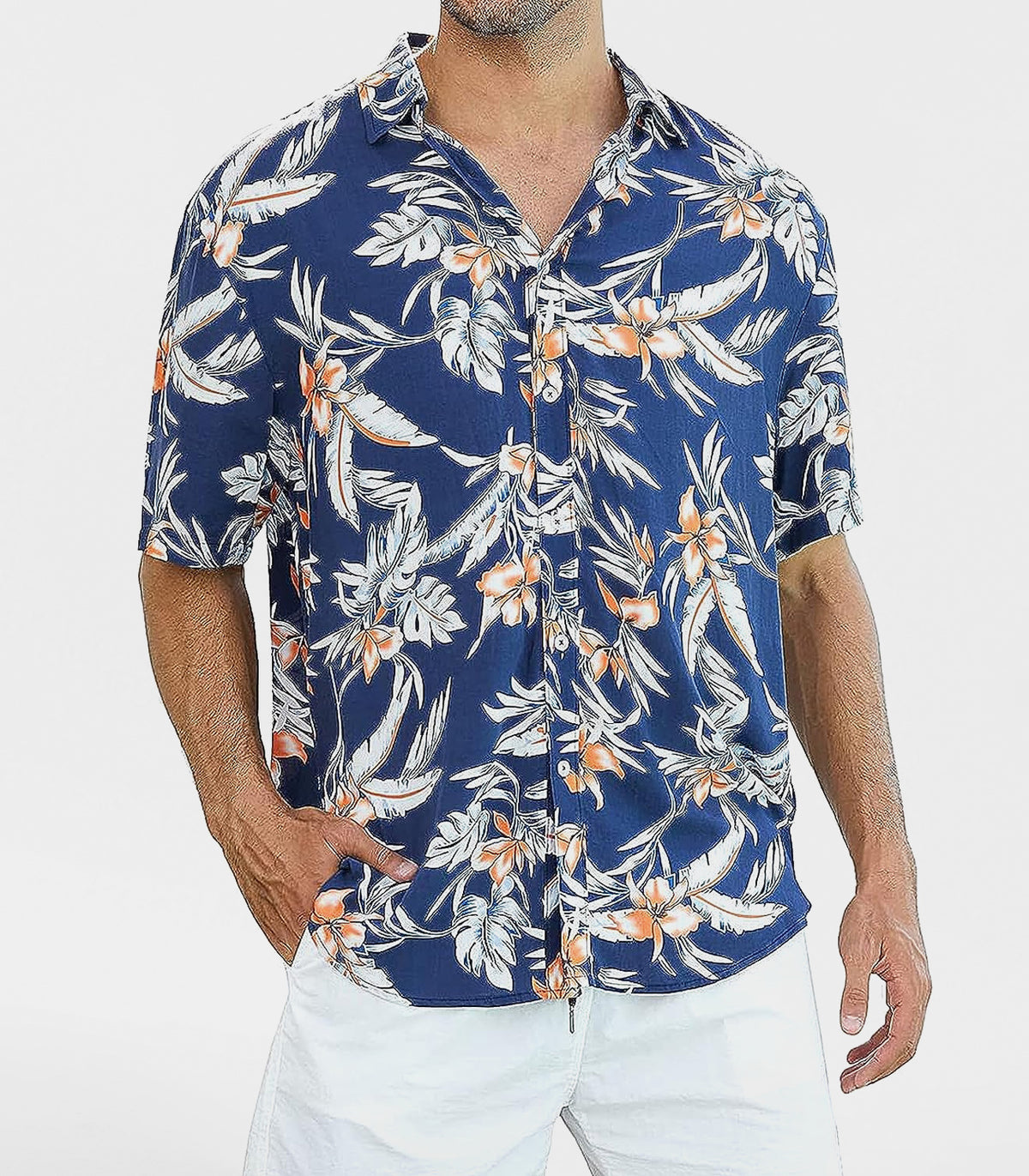 ANORGO Men's Hawaiian Shirts 01
