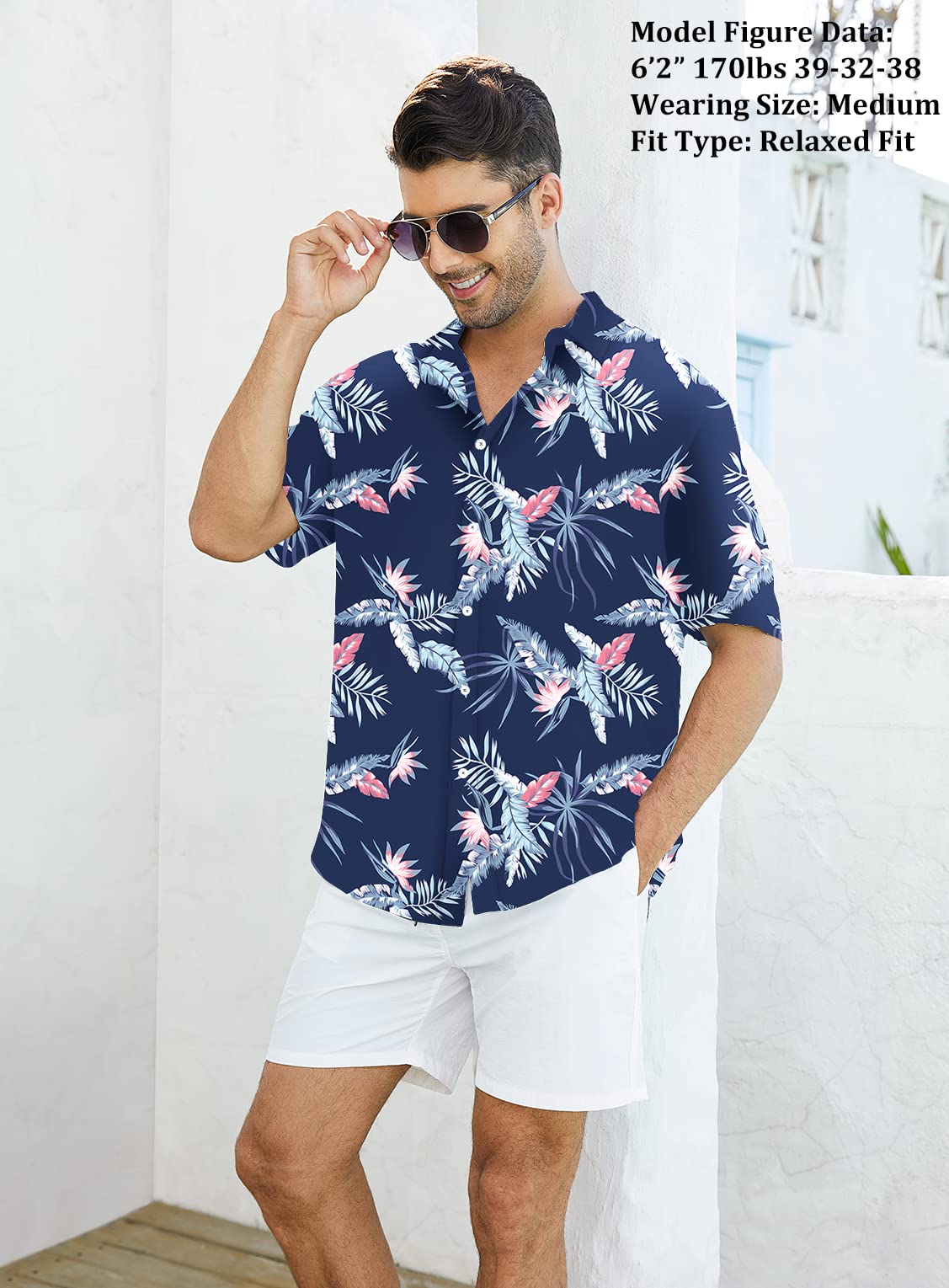 ANORGO Men's Hawaiian Shirts 01