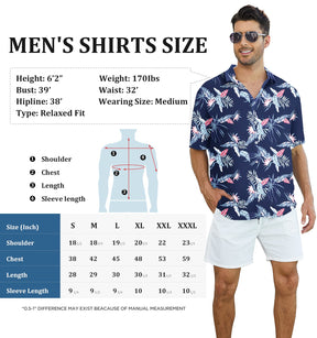 ANORGO Men's Hawaiian Shirts 01
