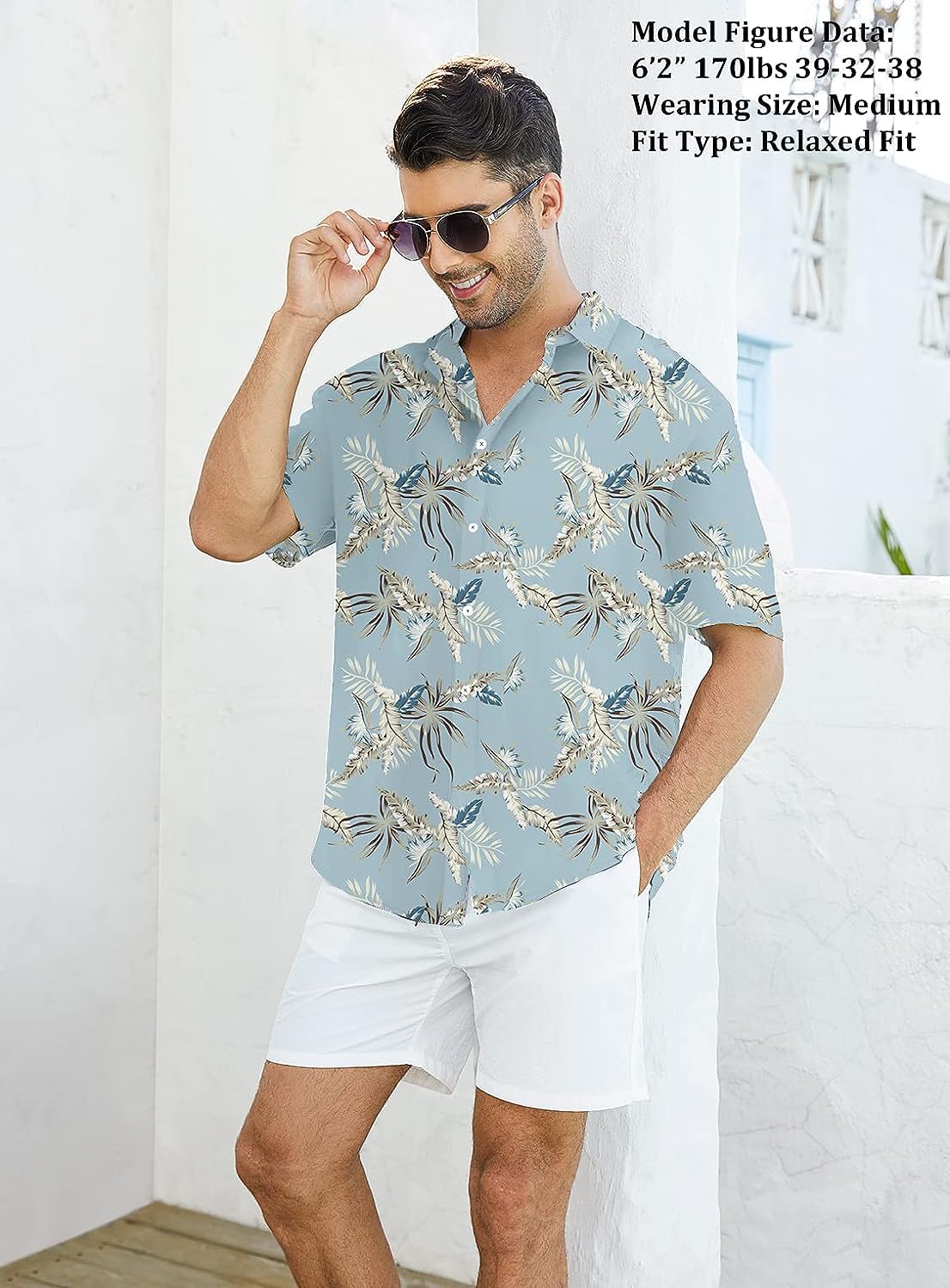 ANORGO Men's Hawaiian Shirts 01