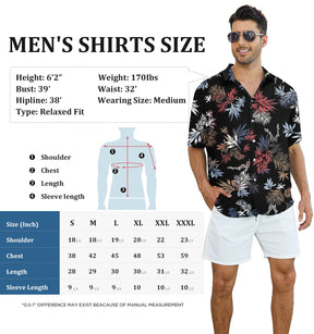 ANORGO Men's Hawaiian Shirts 01