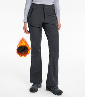 Pantalones de senderismo acampanados para esquí de nieve para mujer - SnowVenture W021