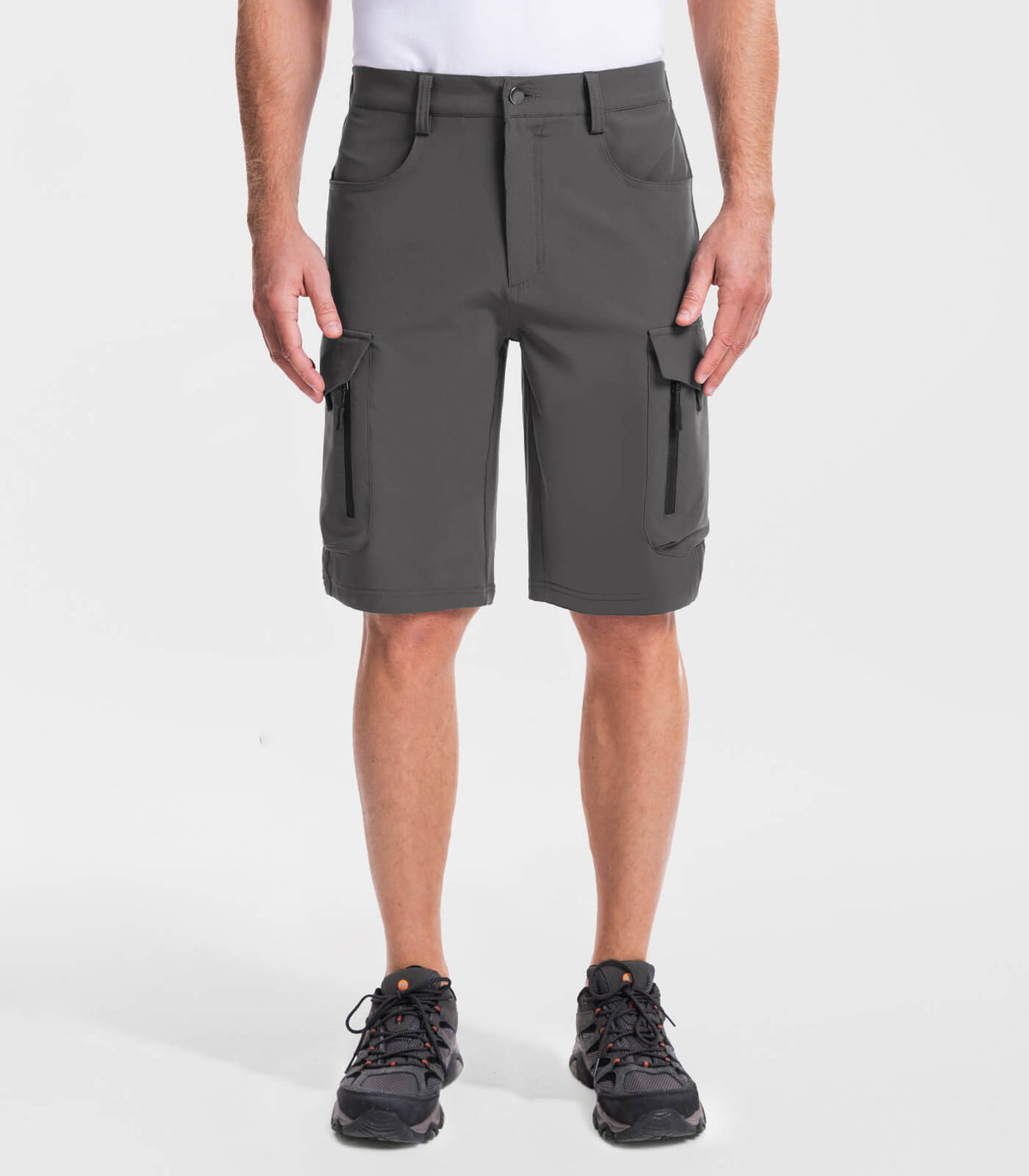 Men‘s Cargo Hiking shorts #Color_Dark Grey