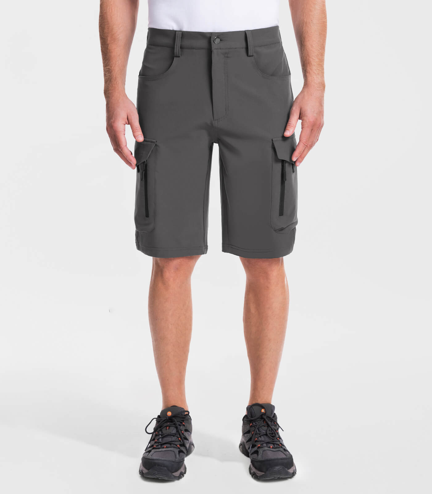 Men's Hiking Cargo Shorts with 7 Pockets Quick Dry Casual - TrailPioneer M025