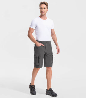 Men's Hiking Cargo Shorts with 7 Pockets Quick Dry Casual - TrailPioneer M025