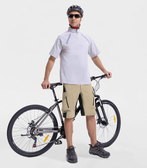 Herren Mountainbike-Shorts Baggy Schnell trocknend Leicht - CycleAir M006