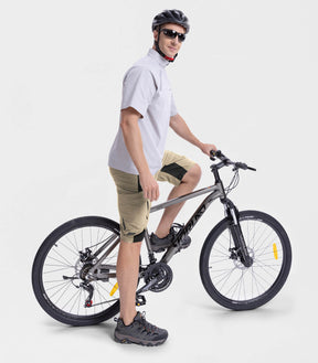 Herren Mountainbike-Shorts Baggy Schnell trocknend Leicht - CycleAir M006