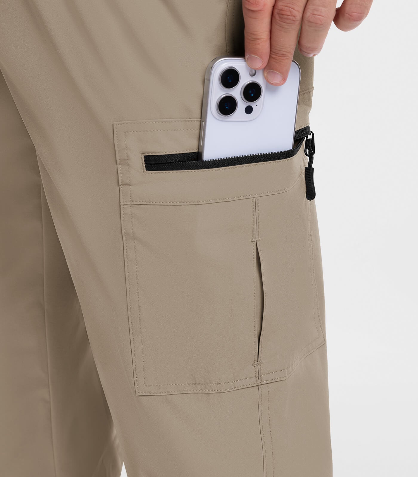 Bermuda cargo 3/4 pour hommes - Capris d'extérieur TrailPioneer M031
