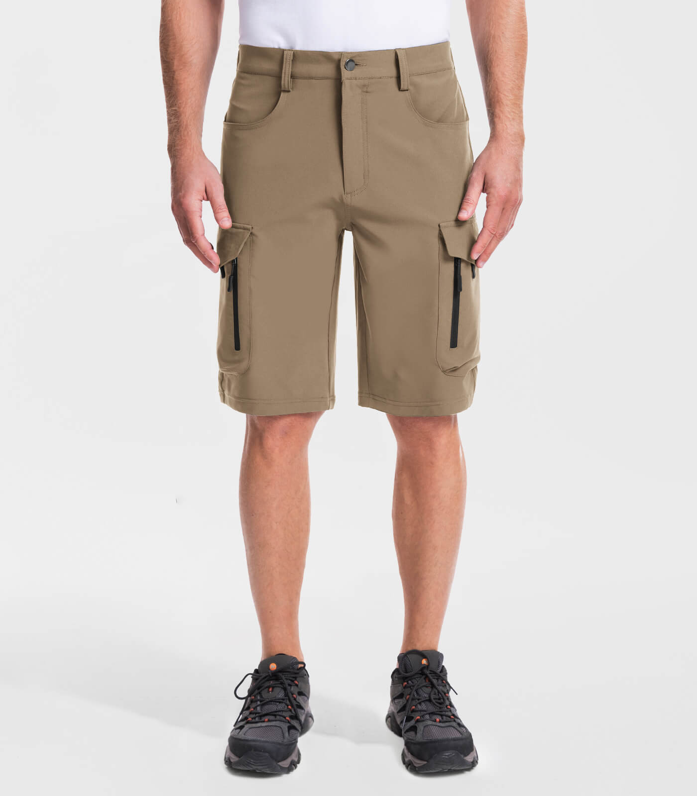 Men's Hiking Cargo Shorts with 7 Pockets Quick Dry Casual - TrailPioneer M025