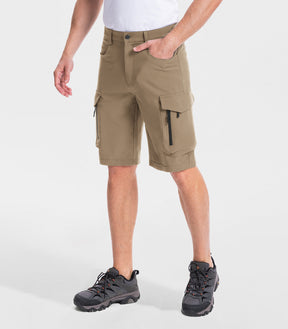 Men's Hiking Cargo Shorts with 7 Pockets Quick Dry Casual - TrailPioneer M025