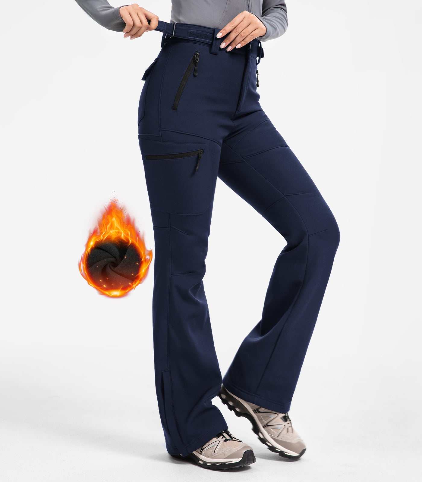 Damen Schneeski-Fleece-gefütterte Hose - SnowVenture W050