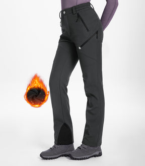 Pantalon de ski d'hiver pour femmes doublé en polaire - SnowVenture W053
