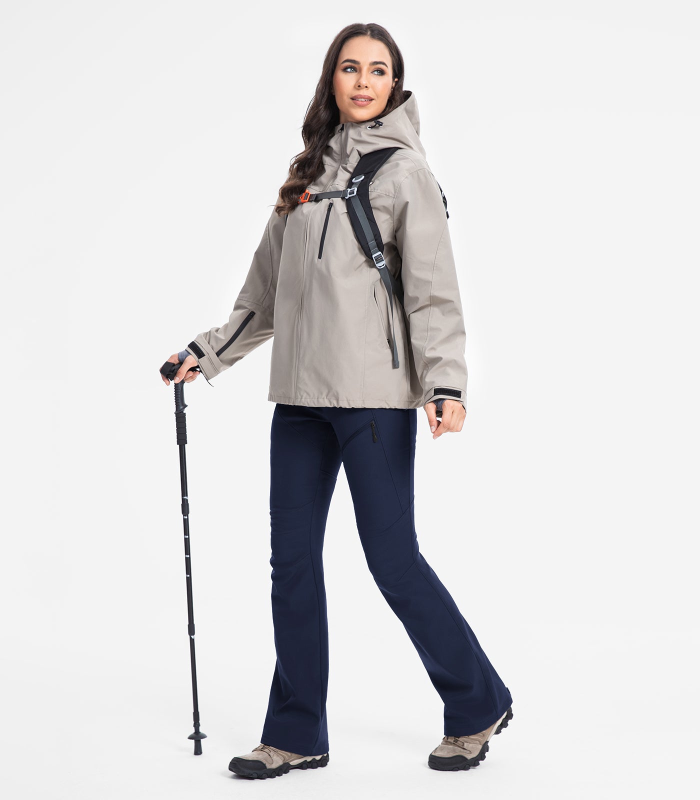 Pantaloni da sci da donna foderati in pile - SnowVenture W051