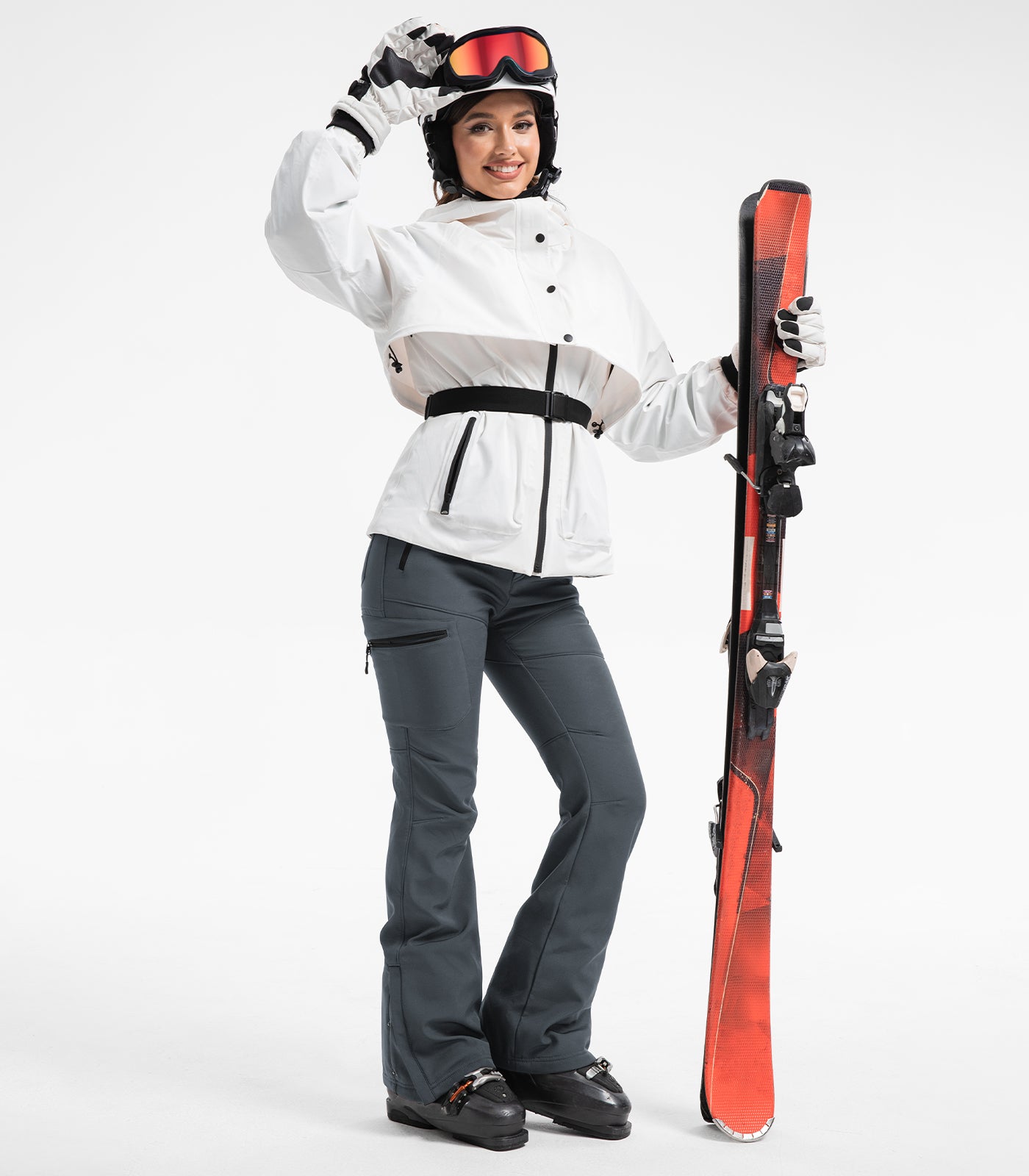 Damen Schneeski-Fleece-gefütterte Hose - SnowVenture W050