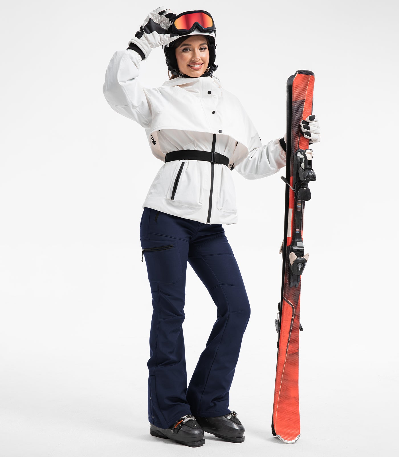 Damen Schneeski-Fleece-gefütterte Hose - SnowVenture W050