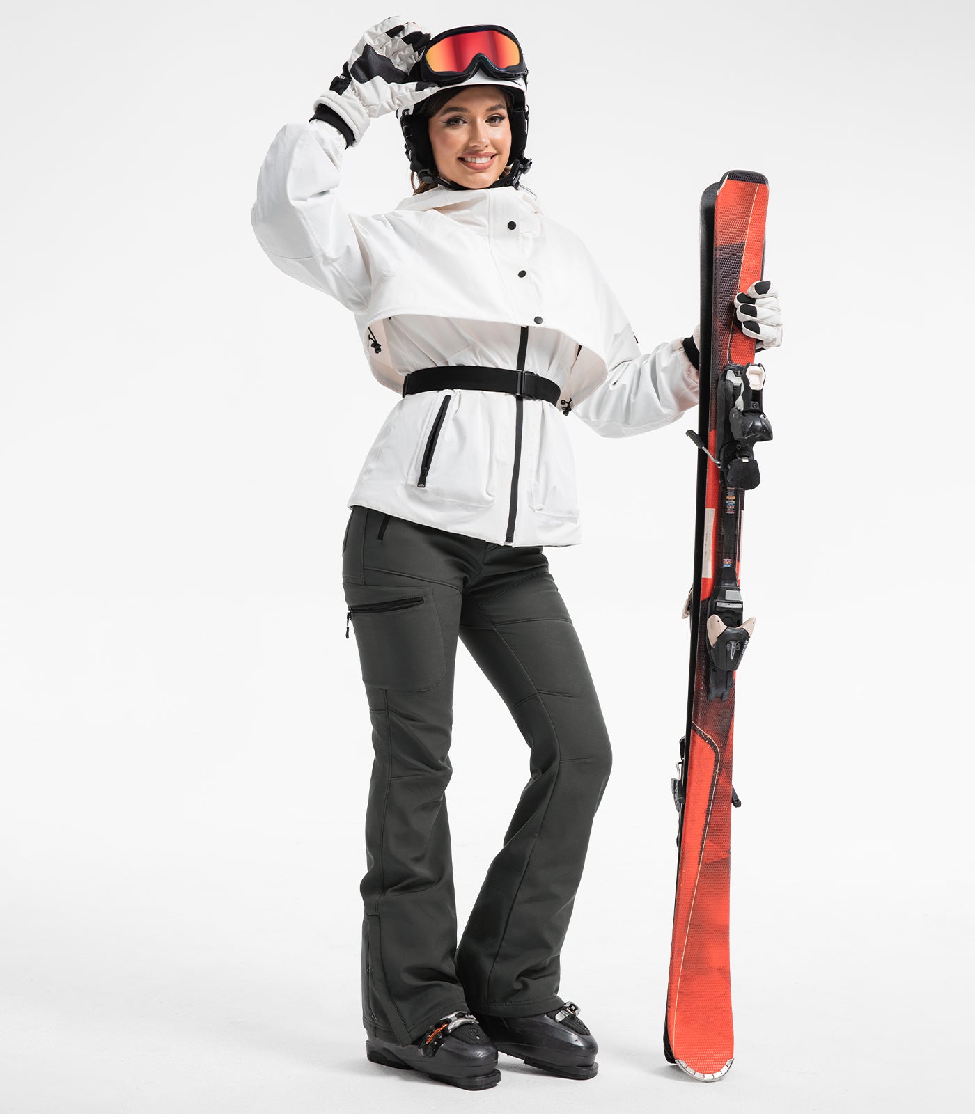 Damen Schneeski-Fleece-gefütterte Hose - SnowVenture W050