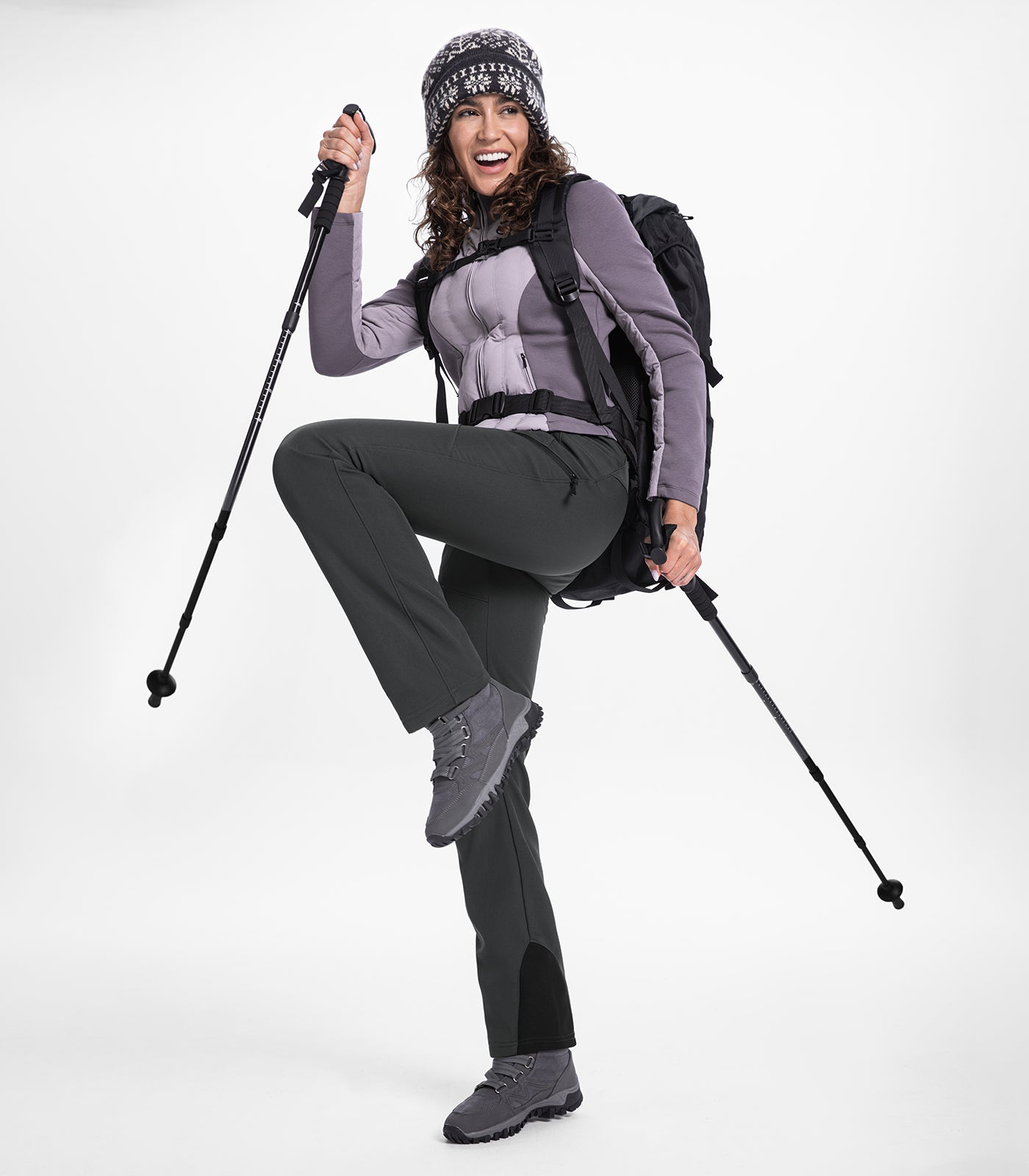 Pantalon de ski d'hiver pour femmes doublé en polaire - SnowVenture W053