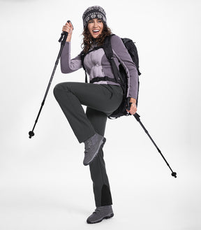 Pantalon de ski d'hiver pour femmes doublé en polaire - SnowVenture W053