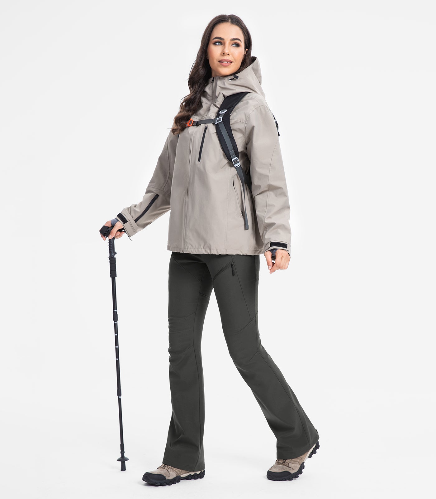 Pantaloni da sci da donna foderati in pile - SnowVenture W051
