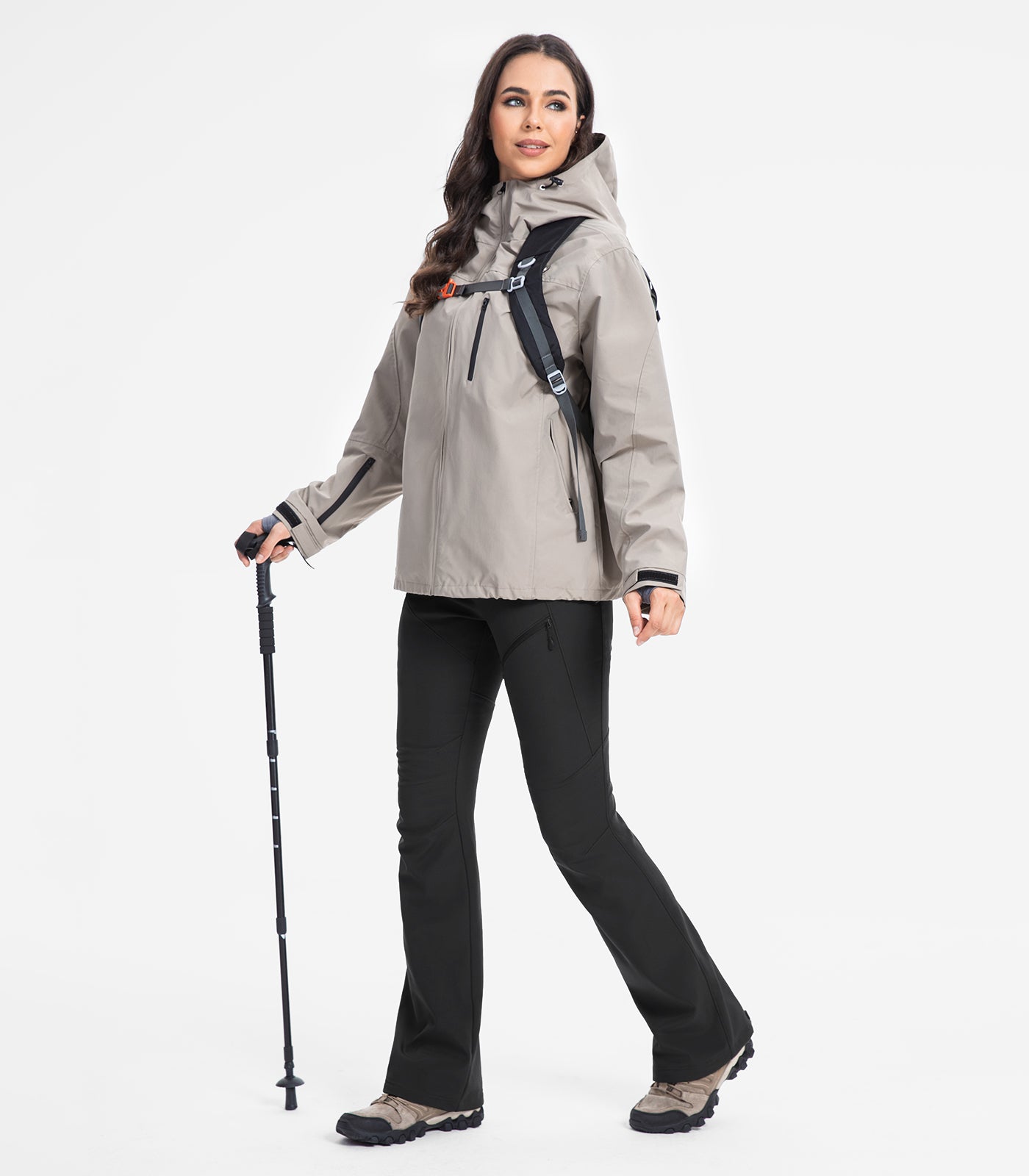 Pantaloni da sci da donna foderati in pile - SnowVenture W051