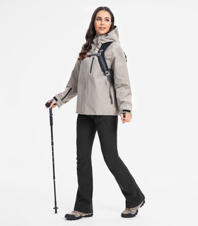 Pantaloni da sci da donna foderati in pile - SnowVenture W051