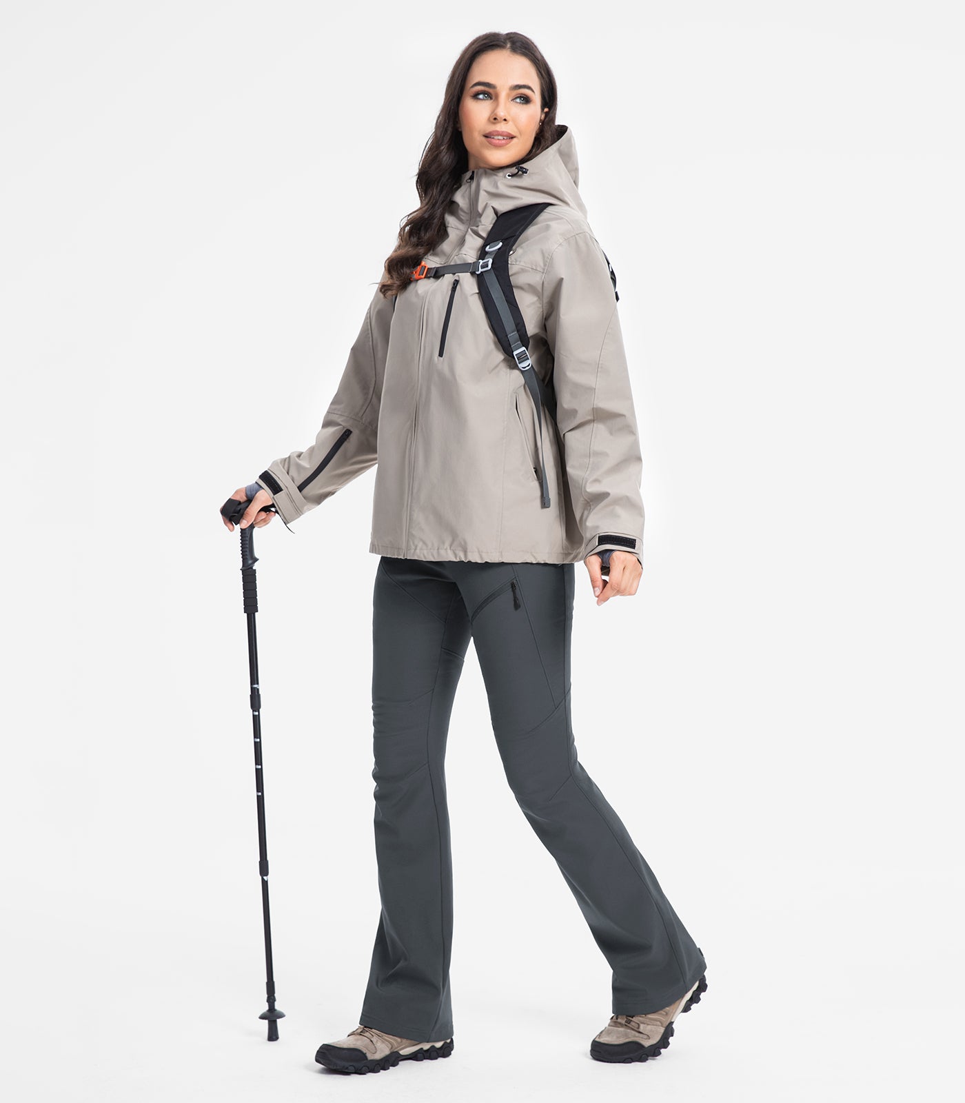 Pantaloni da sci da donna foderati in pile - SnowVenture W051