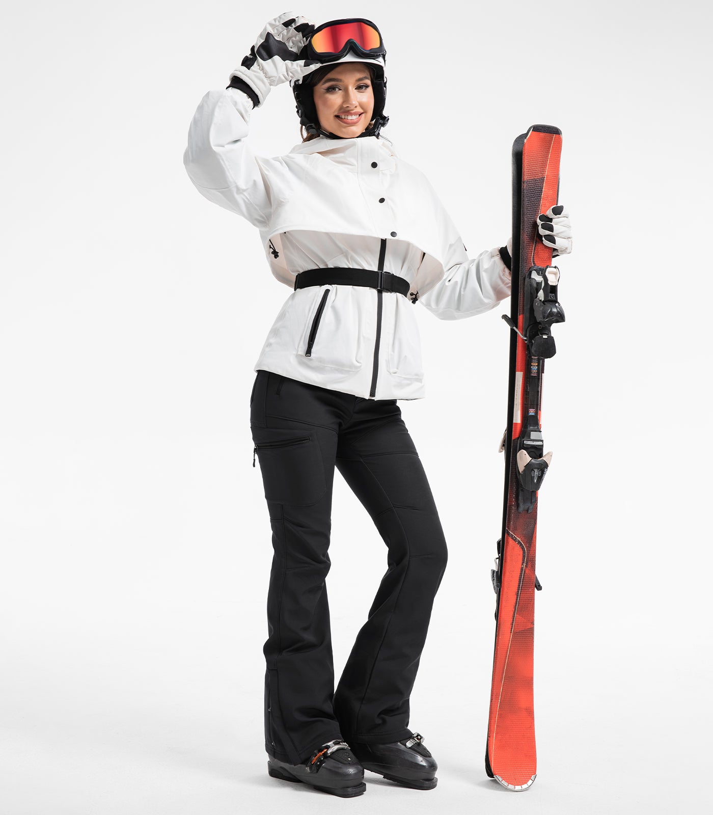 Damen Schneeski-Fleece-gefütterte Hose - SnowVenture W050