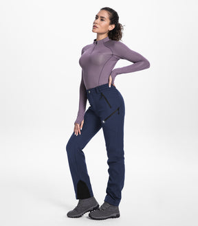 Pantalon de ski d'hiver pour femmes doublé en polaire - SnowVenture W053
