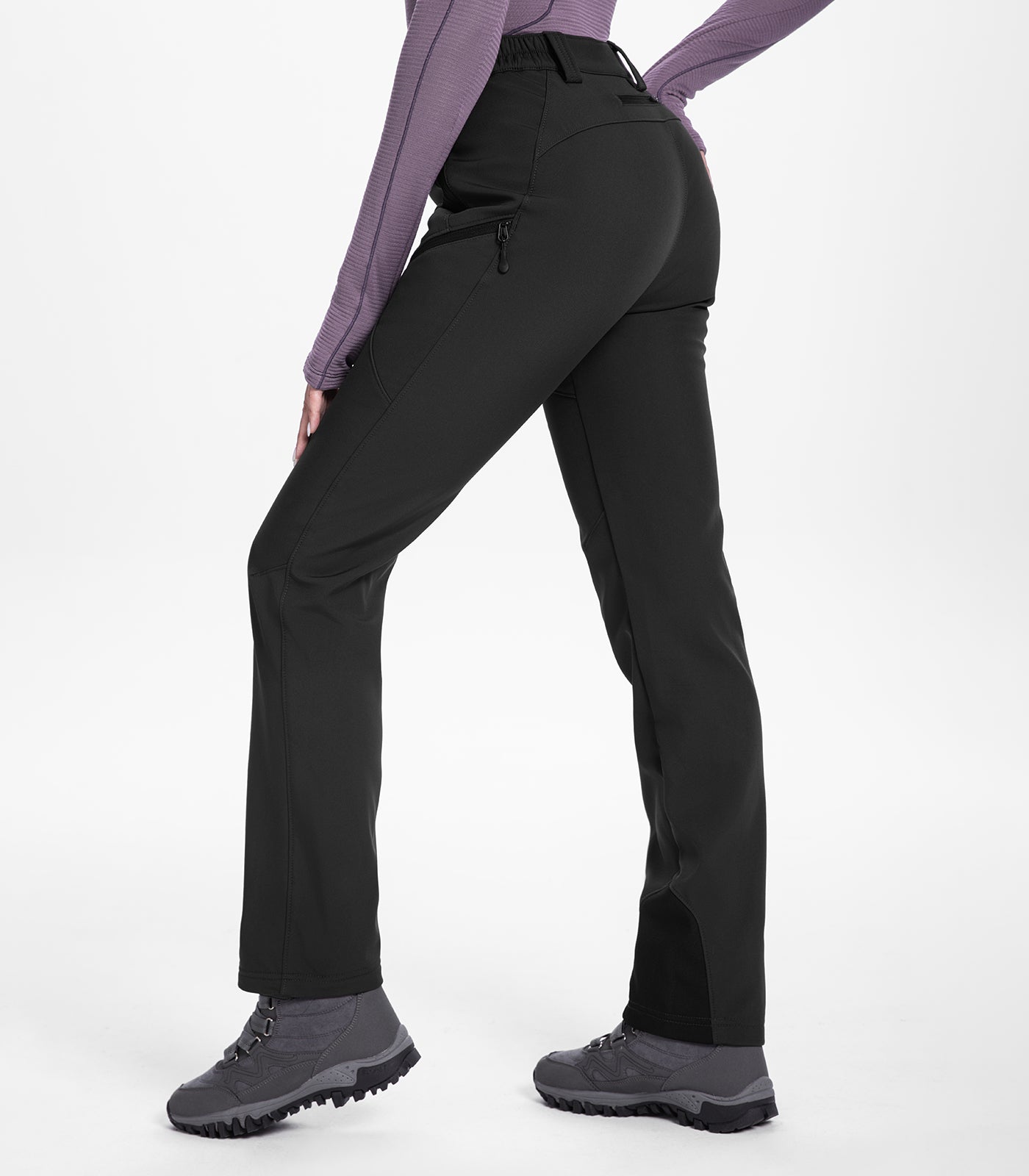 Pantalon de ski d'hiver pour femmes doublé en polaire - SnowVenture W053