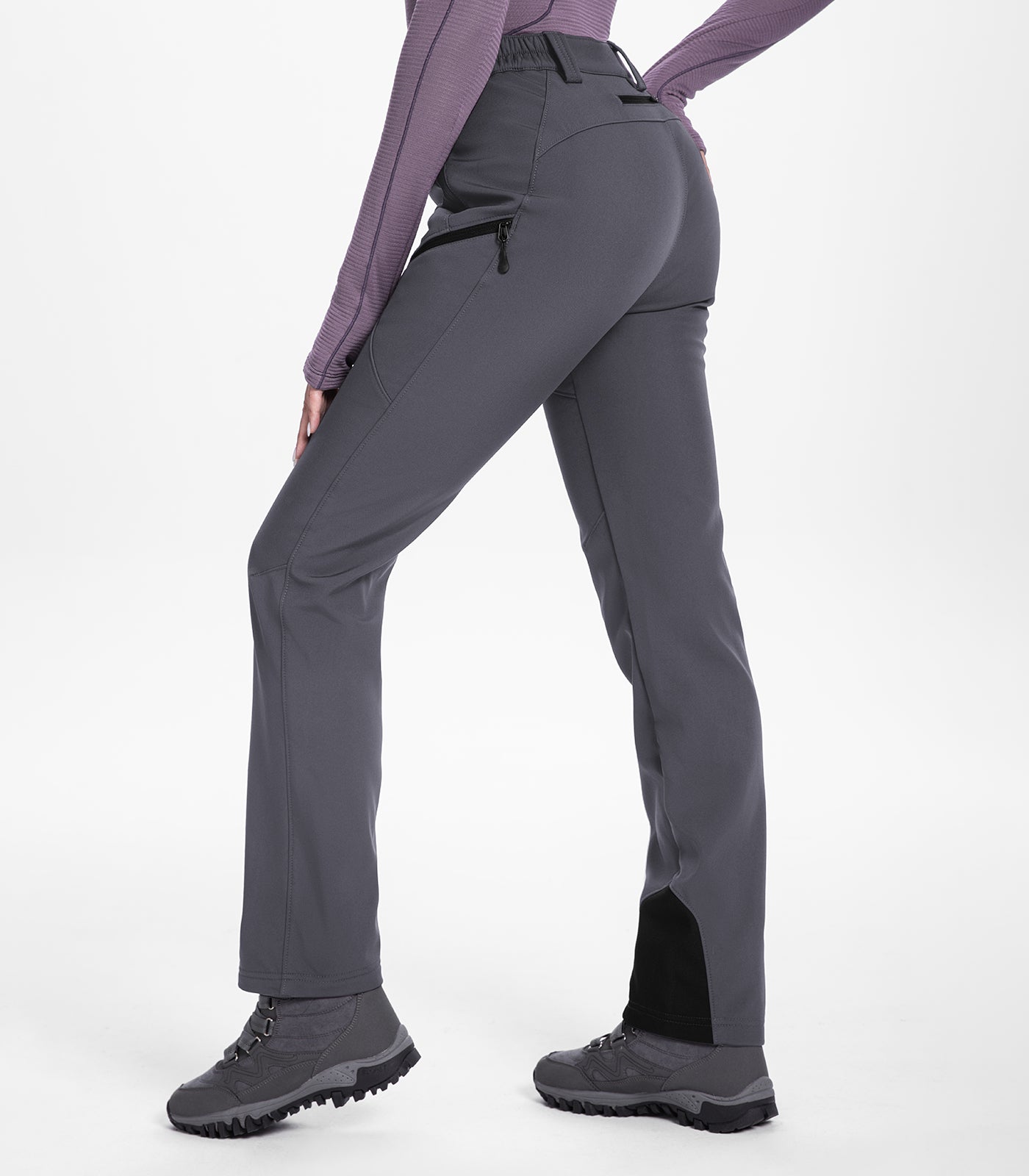 Pantalon de ski d'hiver pour femmes doublé en polaire - SnowVenture W053