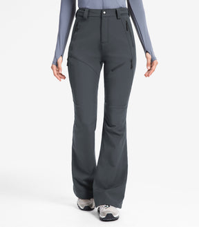 Pantaloni da sci da donna foderati in pile - SnowVenture W051