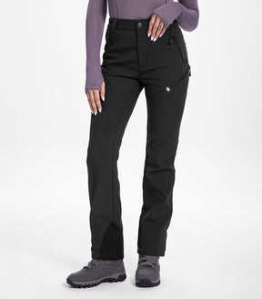 Pantalon de ski d'hiver pour femmes doublé en polaire - SnowVenture W053