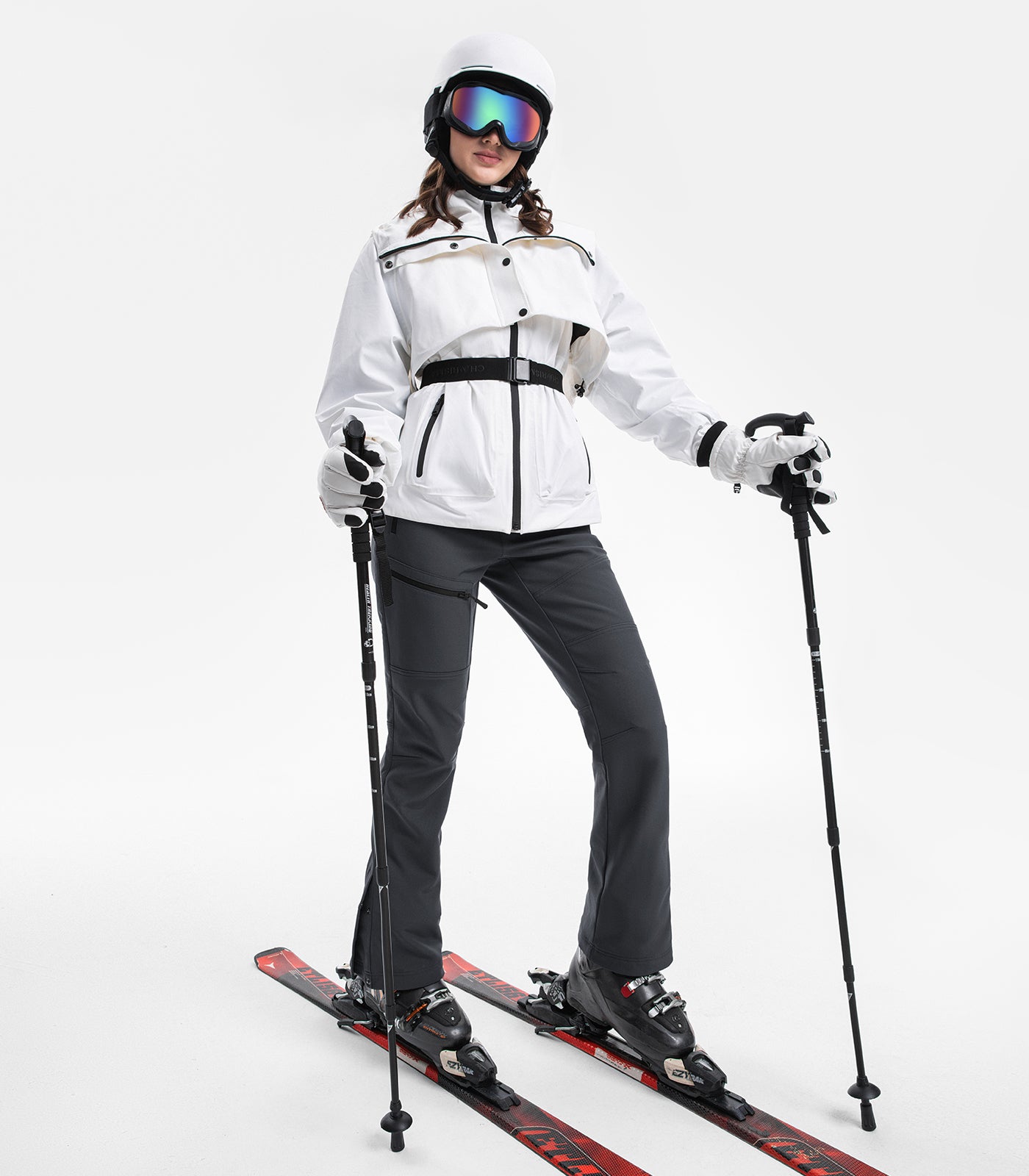 Pantalones de senderismo acampanados para esquí de nieve para mujer - SnowVenture W021