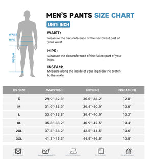 moosehill hiking pants size chart