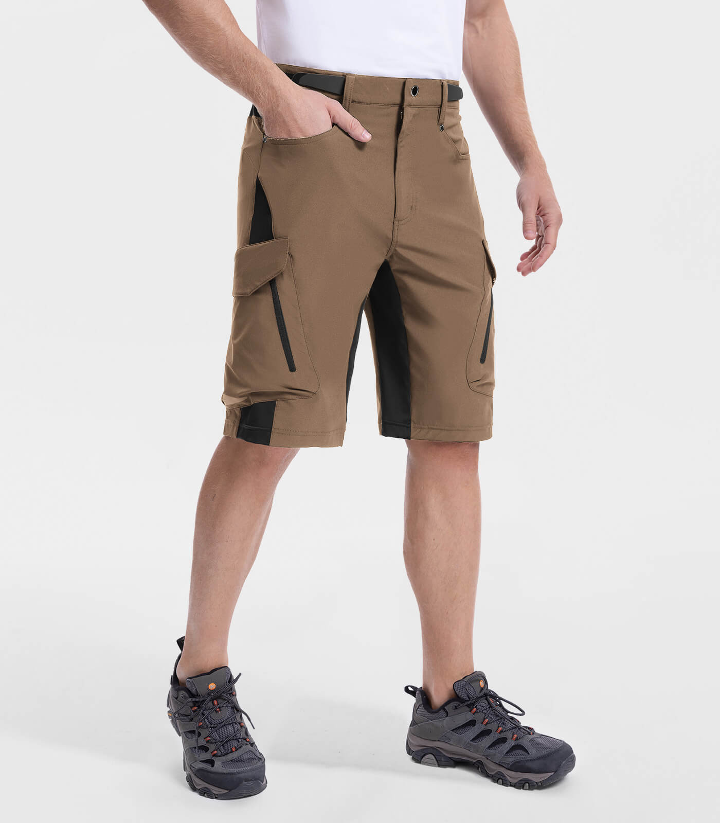 Men's Hiking Shorts Baggy Quick Dry - TrailPioneer M006