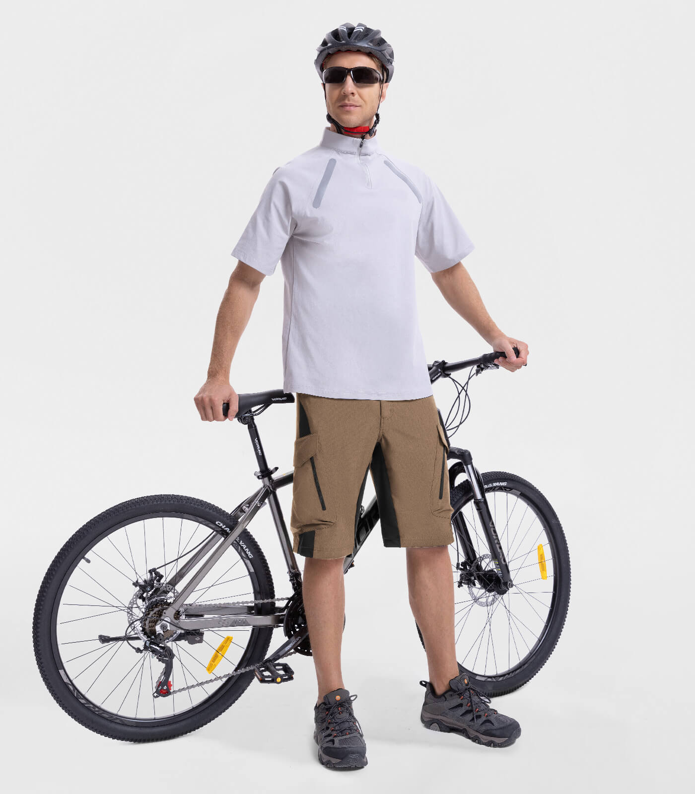 Herren Mountainbike-Shorts Baggy Schnell trocknend Leicht - CycleAir M006