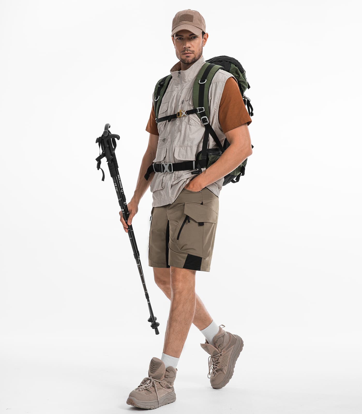 Men's Cargo Hiking Shorts - TrailPioneer M066