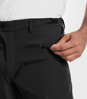 Shorts cargo de randonnée pour hommes à séchage rapide et légers - TrailPioneer M008