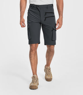 Shorts cargo de randonnée pour hommes à séchage rapide et légers - TrailPioneer M008