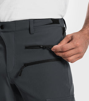 Shorts cargo de randonnée pour hommes à séchage rapide et légers - TrailPioneer M008