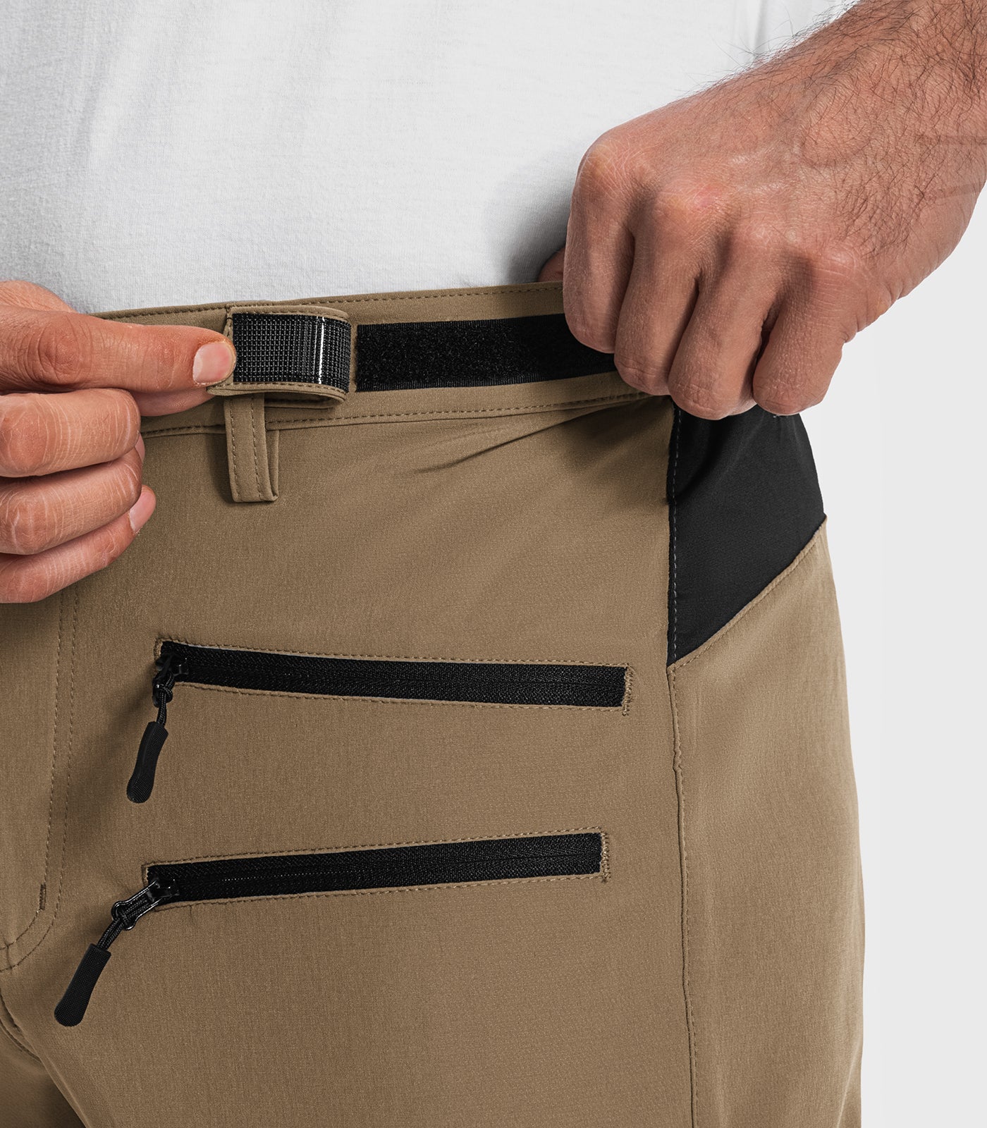 Shorts cargo de randonnée pour hommes à séchage rapide et légers - TrailPioneer M008