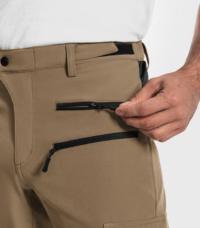 Shorts cargo de randonnée pour hommes à séchage rapide et légers - TrailPioneer M008