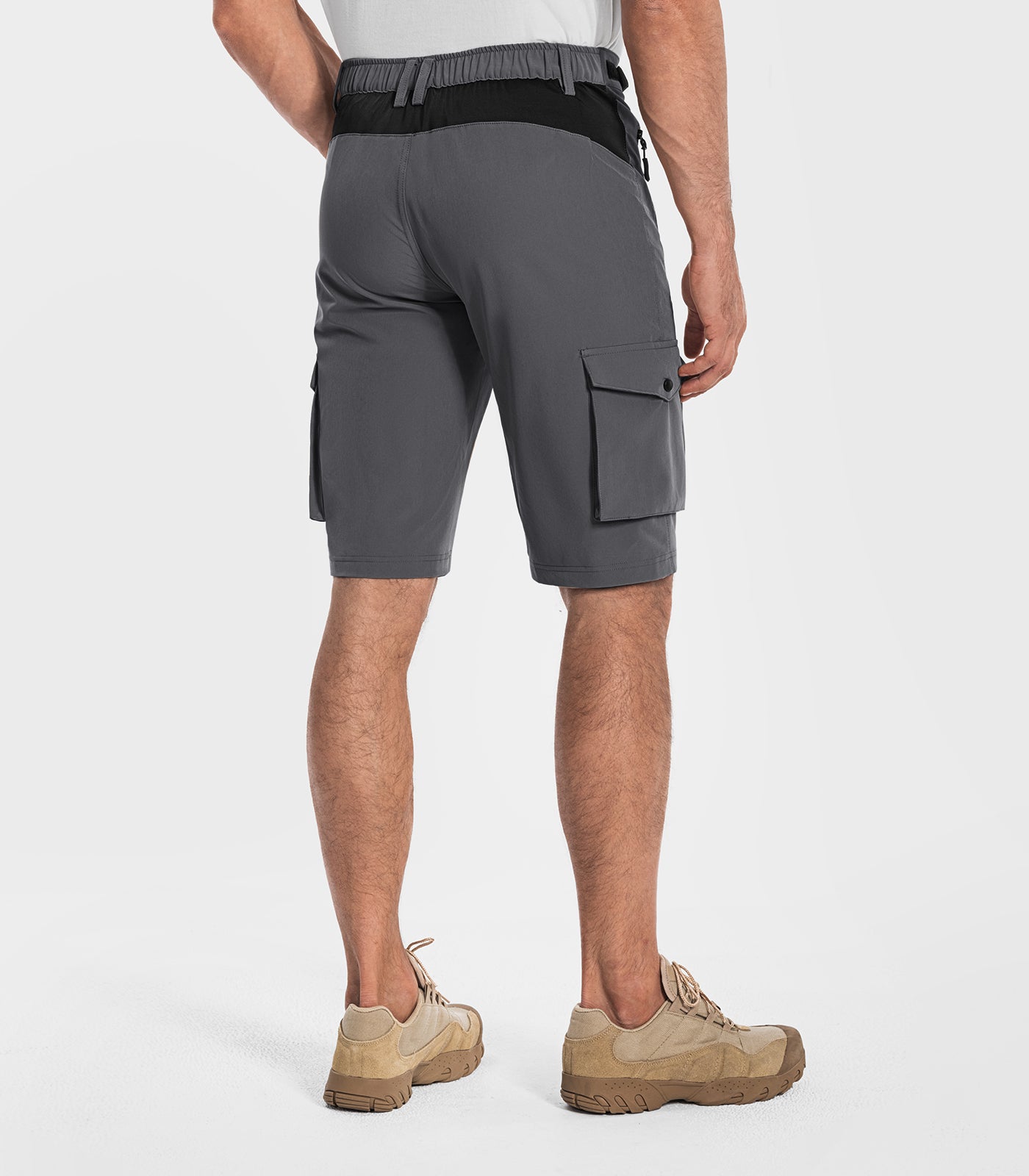 Shorts cargo de randonnée pour hommes à séchage rapide et légers - TrailPioneer M008