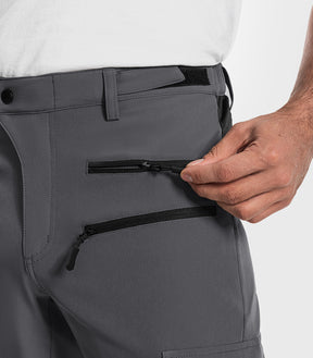 Shorts cargo de randonnée pour hommes à séchage rapide et légers - TrailPioneer M008