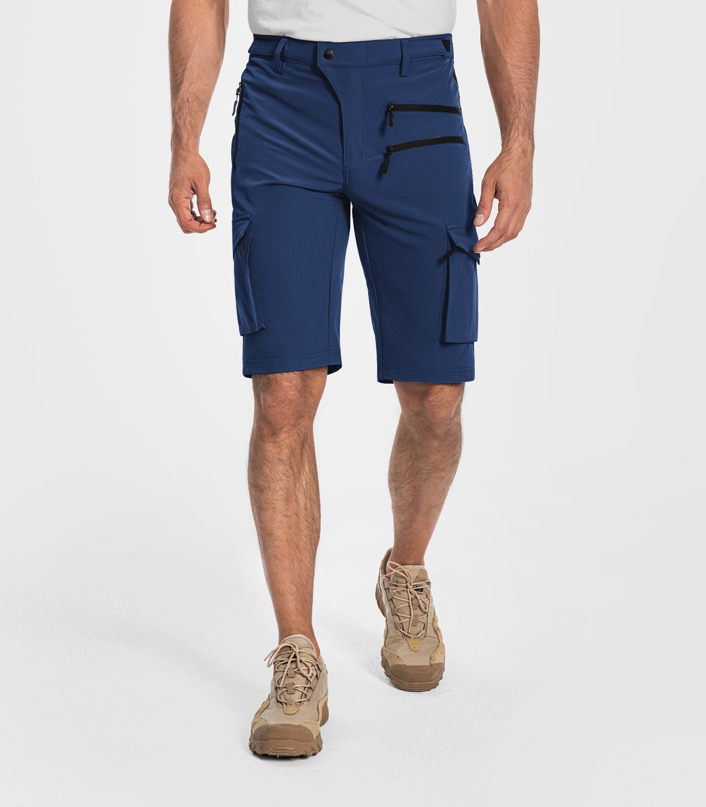 Shorts cargo de randonnée pour hommes à séchage rapide et légers - TrailPioneer M008
