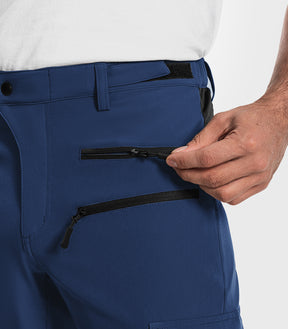 Shorts cargo de randonnée pour hommes à séchage rapide et légers - TrailPioneer M008