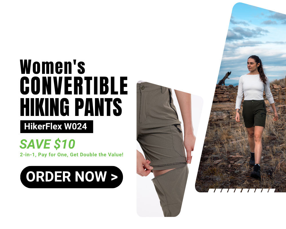 Women's Moosehill waterproof zip-off pants hiking