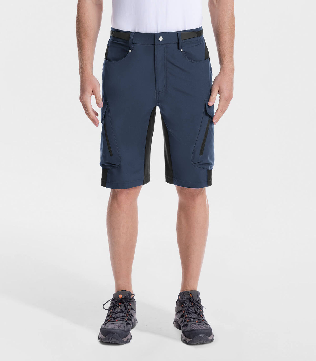 Men's Outdoor Quick Dry Lightweight Stretchy Shorts for Hiking #Color_navy