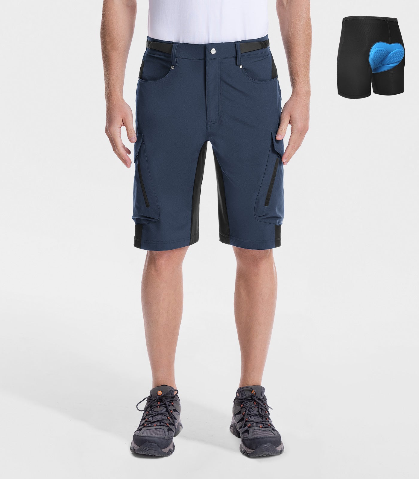 Herren Mountainbike-Shorts Baggy Schnell trocknend Leicht - CycleAir M006